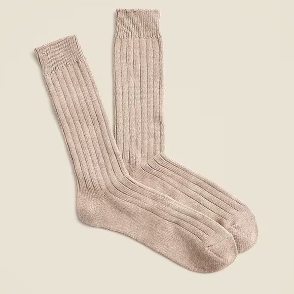 J. Crew Ribbed cotton-blend socks - Picture 1 of 4